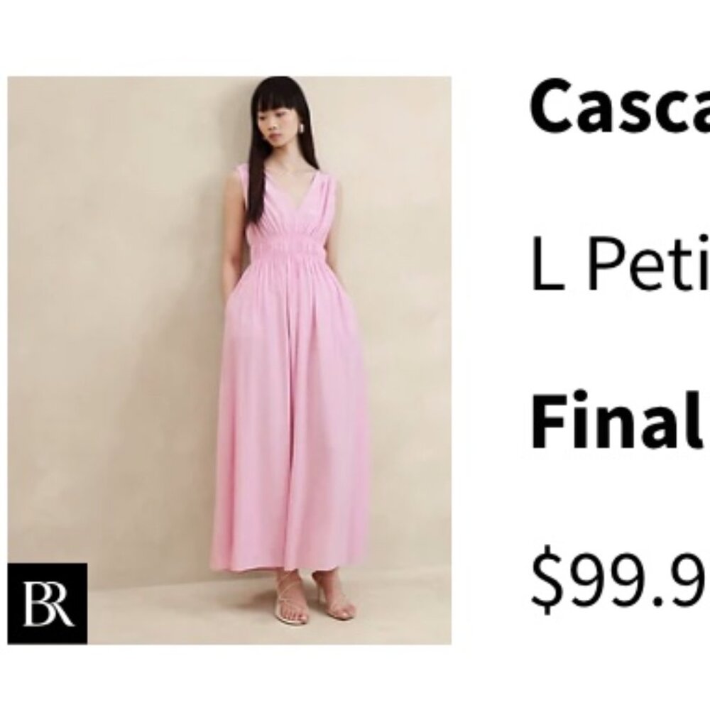 Silk Maxi Dress NWT
